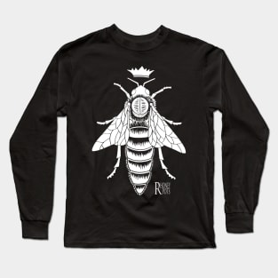 Queen Bee - White lines for dark clothing Long Sleeve T-Shirt